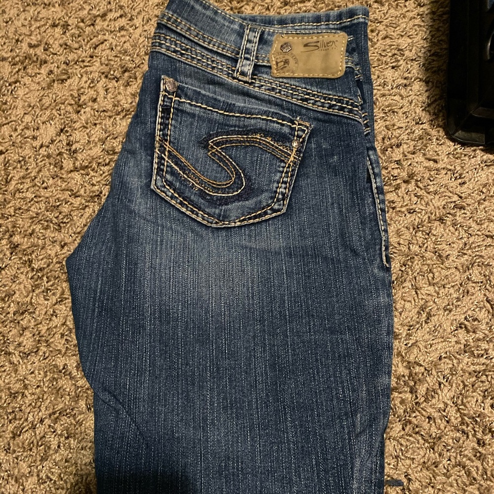 Petite Silver Jeans